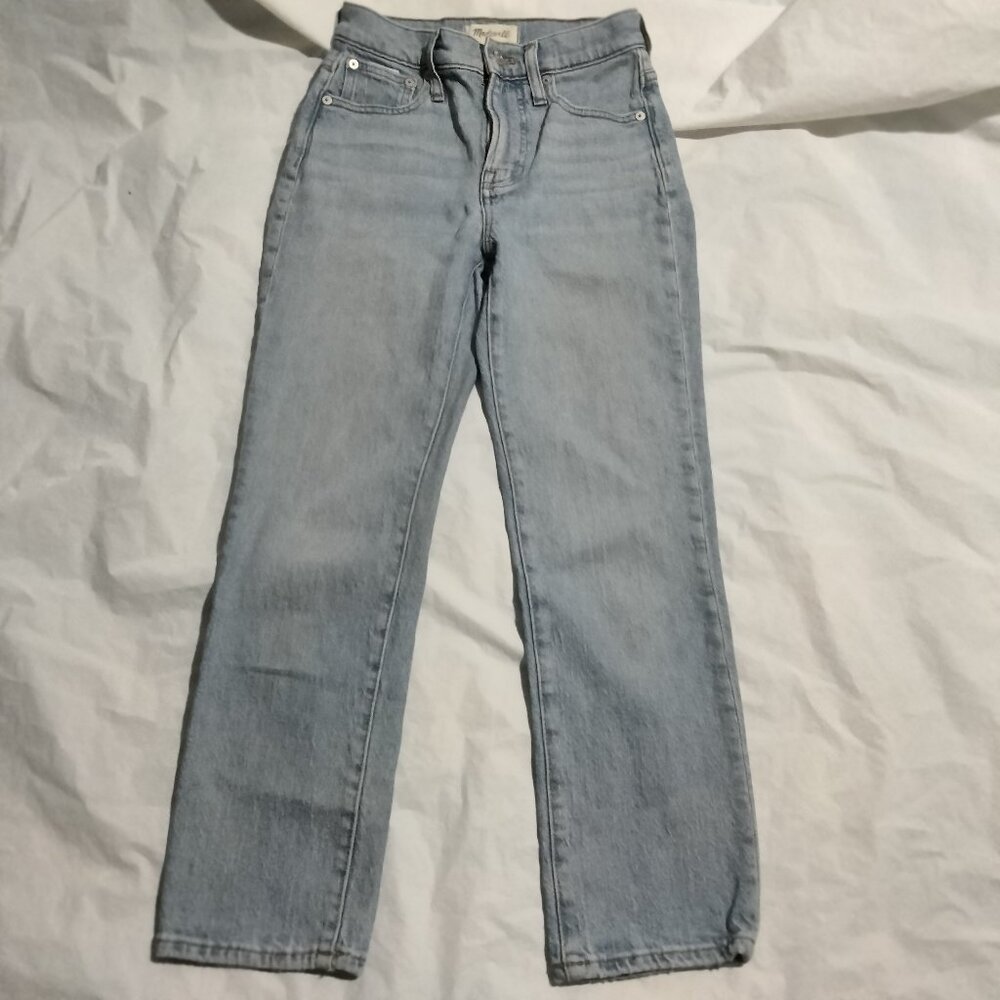 Madewell Women's Size 23P 24x24 Straight Perfect Vintage Denim Jean MC490